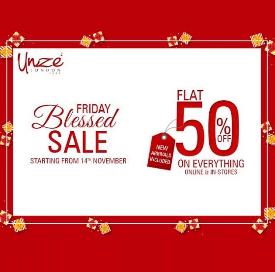 unze london flat 50 off